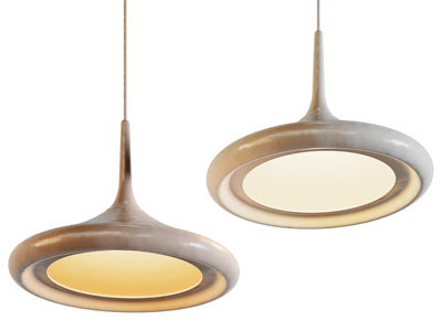 侘寂风单头垂线吊灯