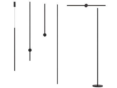 现代天际灯 线形壁灯 线条落地灯
