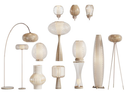 新中式网状灯罩落地灯 壁灯 台灯