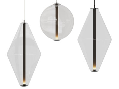 现代球形 菱形吊灯