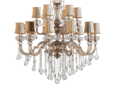 欧式水晶吊坠吊灯