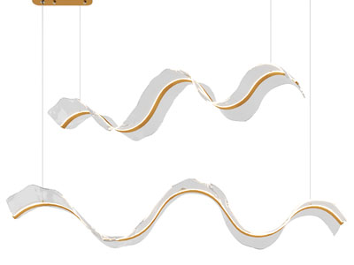 现代飘带吊灯