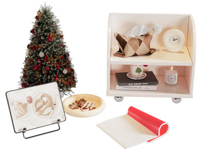 现代圣诞树 装饰画摆件组合