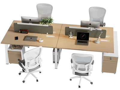 现代办公桌椅组合