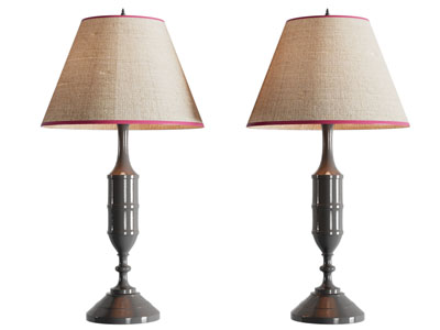 现代中古风台灯