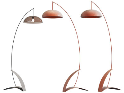 现代金属落地灯