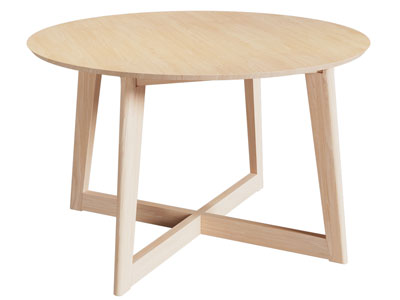 北欧圆形实木茶几3d模型 北欧圆形实木茶几