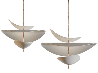 现代磨砂灯罩吊灯