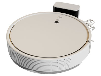 现代圆形智能扫地机3d模型 现代圆形智能扫地机