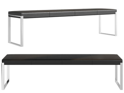 现代长方形沙发凳子