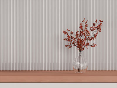 现代玻璃花瓶花卉