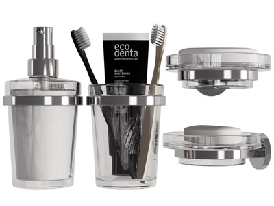 现代牙缸 牙杯 牙刷 香皂盒卫浴小件