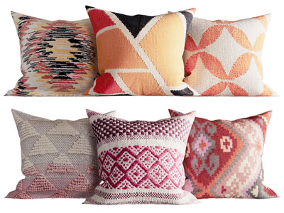 现代方形靠垫抱枕