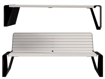 现代公共椅子 长凳子