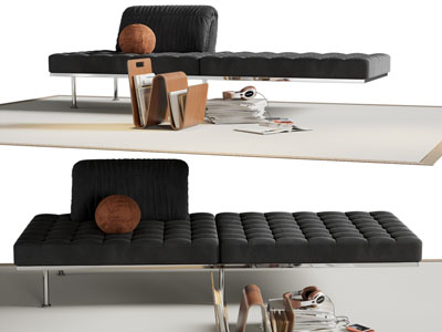 现代沙发凳子 书籍收纳架