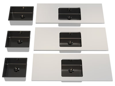 现代洗手台 洗手盆