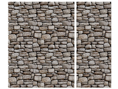 现代毛石背景墙3d模型 现代毛石背景墙