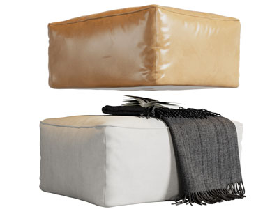 现代方形沙发凳子 坐墩