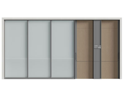 现代办公隔断 经理办公室大门