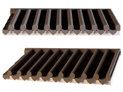 新中式瓦片屋檐