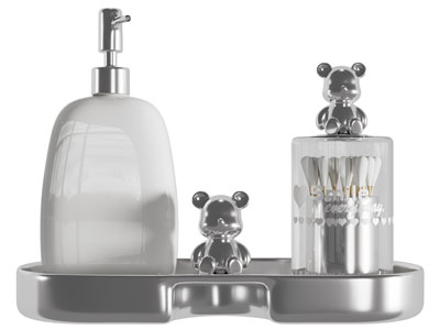 现代洗浴用品 棉签盒卫浴小件