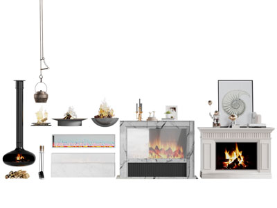 现代壁炉火炉