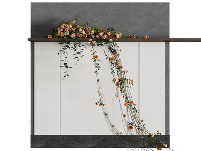 现代花朵花卉美陈