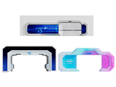 现代科技感大门