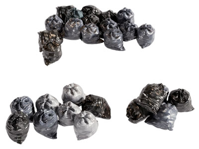 现代垃圾袋 黑色塑料袋