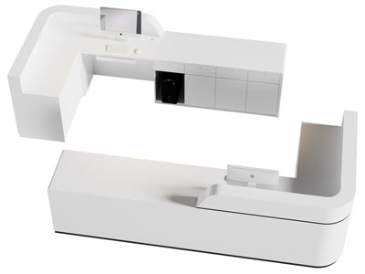 现代前台接待台