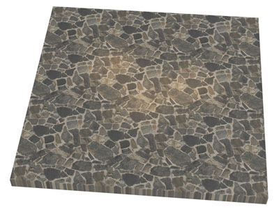 现代户外铺石路 石头道路