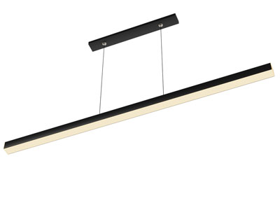 现代长方形一字吊灯