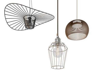 现代金属镂空吊灯