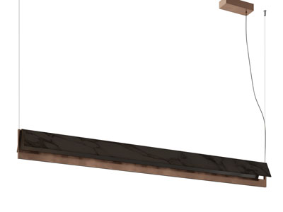 侘寂风一字吊灯