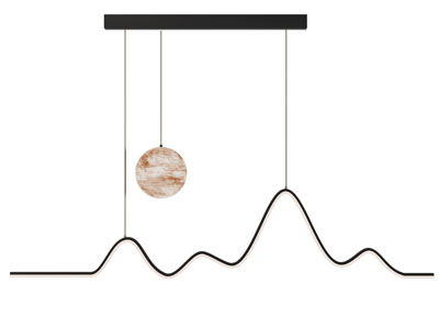 新中式山脉吊灯