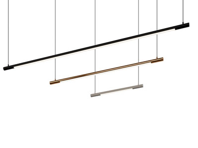 现代一字棒状吊灯