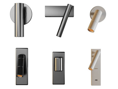 现代可转向筒灯射灯