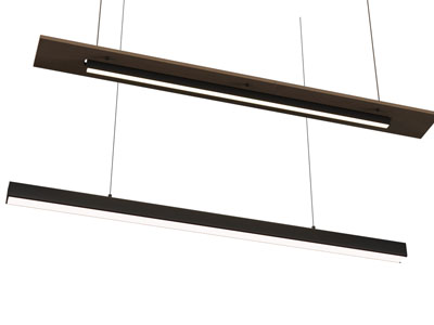 现代长条形吊灯