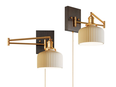 现代轻奢可转向的壁灯 床头灯