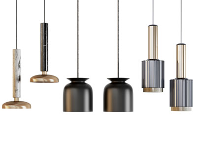 现代轻奢单头垂线吊灯