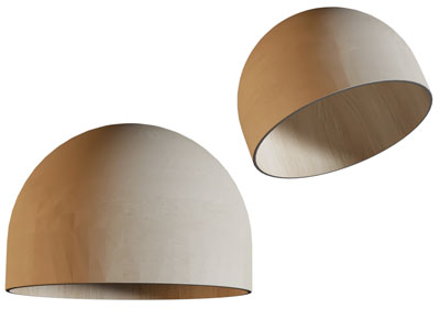 侘寂风实木灯罩吊灯