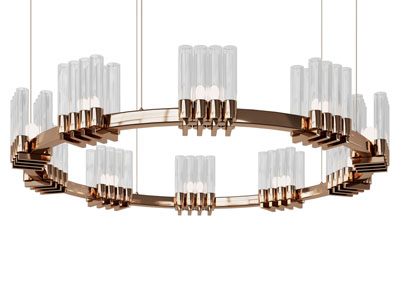 现代轻奢圆形吊灯