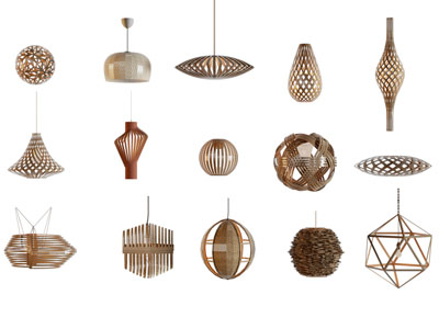 东南亚藤编灯罩吊灯