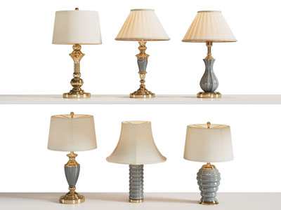 欧式台灯