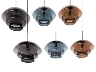 现代玻璃灯罩吊灯