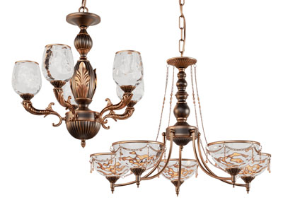 美式铜制铁艺吊灯