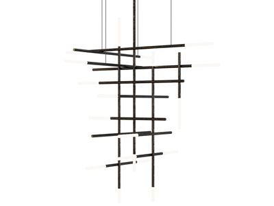 现代交叉支架吊灯