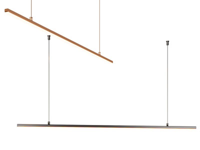 现代一字长方形吊灯