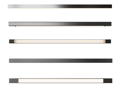 现代棒管极简长条状壁灯