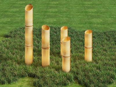 新中式竹节草坪灯 景观灯 地灯 装饰灯